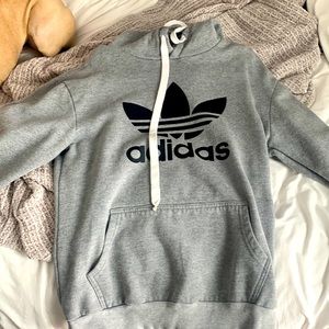 grey adidas hoodie